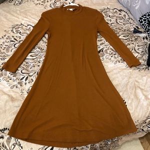 Auburn A-line dress 3/4 length sleeve